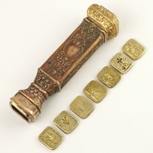 Load image into Gallery viewer, Antique Bronze French Multiple Wax Seal Set, Sceau Etui