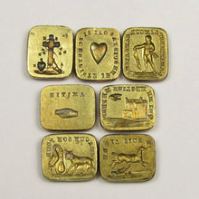 Load image into Gallery viewer, Antique Bronze French Multiple Wax Seal Set, Sceau Etui