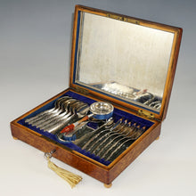 Load image into Gallery viewer, Antique Dutch .833 Silver 15pc Tea / Coffee Flatware Service