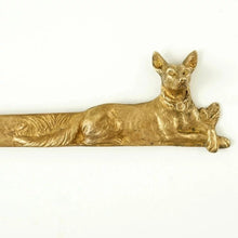 Load image into Gallery viewer, Gilt Bronze Dog Letter Opener French Antique