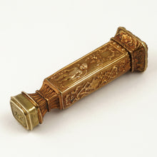 Load image into Gallery viewer, Antique French Bronze Multiple Wax Seal Set Etui, Multiple Matrices