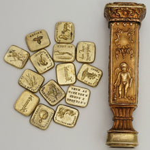 Load image into Gallery viewer, Antique French Bronze Multiple Wax Seal Set Etui, Multiple Matrices