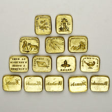 Load image into Gallery viewer, Antique French Bronze Multiple Wax Seal Set Etui, Multiple Matrices