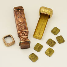Load image into Gallery viewer, Antique French Bronze Multiple Wax Seal Set, Multi Various Stamps