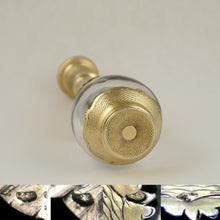 Load image into Gallery viewer, Antique French .800 Silver Gold Vermeil Perfume Bottle Glass Tear Drop Shaped Scent Bottle