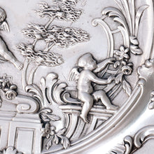 Load image into Gallery viewer, french antique silver repousse cherub detail