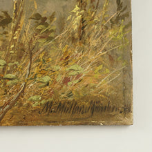 Load image into Gallery viewer, Antique German Hunting Scene Painting Moritz Müller (1841-1899) Munich Artist, Pointer Dog & Pheasant