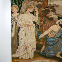 Load image into Gallery viewer, Petit Point Hand Done Needlepoint Tapestry Berlin Wool Needlework Wall Hanging Religious Biblical Scene