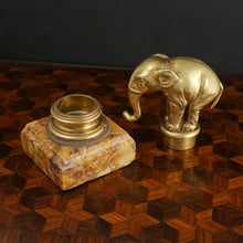 Load image into Gallery viewer, Antique French Gilt Bronze Elephant Wax Seal Desk Stamp Signed Garnier
