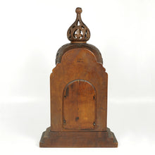 Load image into Gallery viewer, Antique Carved Wood Altar Piece Porcelain Portrait Plaque Virgin Mary & Infant Baby Jesus