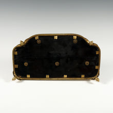 Load image into Gallery viewer, Antique French Chinoiserie Lacquer Wood & Porcelain Figurine Gilt Bronze Inkwell