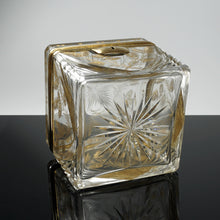 Load image into Gallery viewer, Antique French Cut Crystal Glass Box, Casket, Gilt Bronze Mounts