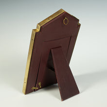 Load image into Gallery viewer, Antique French Napoleon III Gilt Bronze Table Top Picture Photo Frame Empire Style Ormolu Mahogany Wood