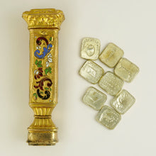Load image into Gallery viewer, Antique French Enamel Multiple Wax Seal Set, Palais Royal Sceau Cachet Etui, Various Stamps Matrices