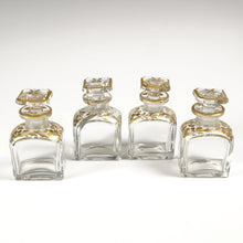 Load image into Gallery viewer, Antique French Perfume Caddy, Signed Alphonse Giroux Paris, Kingwood Box, Gilt Bronze & Hand Painted Porcelain Plaque, Baccarat Bottles