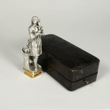 Load image into Gallery viewer, Stamp Joan of Arc Statue Figure, Signed Alfred Daubrée