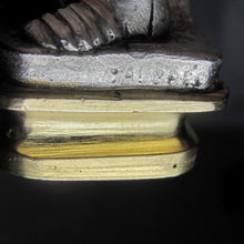 Load image into Gallery viewer, Stamp Joan of Arc Statue Figure, Signed Alfred Daubrée