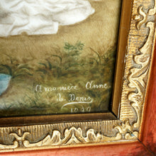Load image into Gallery viewer, Antique French Hand Painted Porcelain Portrait Plaque Madonna & Baby Jesus, Dated 1899