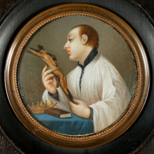Load image into Gallery viewer, Antique Hand Painted Miniature Portrait Painting of St. Casimir, Religious Scene