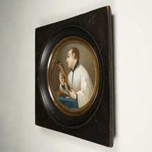 Load image into Gallery viewer, Antique Hand Painted Miniature Portrait Painting of St. Casimir, Religious Scene