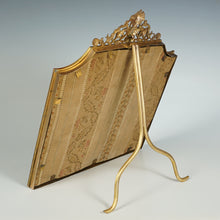 Load image into Gallery viewer, Antique French Napoleon III Empire Style Gilt Bronze Table Top Picture Photo Frame Ormolu Mahogany Wood