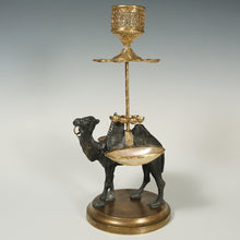 Load image into Gallery viewer, Antique French Napoleon III Figural Camel Cigar / Cigarillo Holder Table Top Display Stand