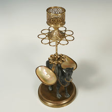 Load image into Gallery viewer, Antique French Napoleon III Figural Camel Cigar / Cigarillo Holder Table Top Display Stand