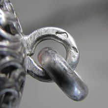 Load image into Gallery viewer, Antique French .800 Silver Photo Locket Pendant, Ornate Filigree
