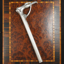 Load image into Gallery viewer, Antique Art Nouveau Silver Cane or Parasol Umbrella Handle Set, Eagle Head, Bat Wings & Glass Eyes