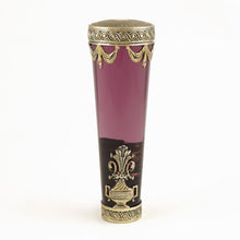 Load image into Gallery viewer, Antique French .800 Silver Mounted Amethyst Purple Glass Parasol Umbrella Handle or Dress Cane Handle