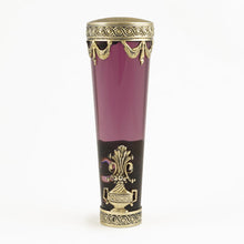 Load image into Gallery viewer, Antique French .800 Silver Mounted Amethyst Purple Glass Parasol Umbrella Handle or Dress Cane Handle