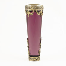 Load image into Gallery viewer, Antique French .800 Silver Mounted Amethyst Purple Glass Parasol Umbrella Handle or Dress Cane Handle