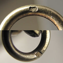 Load image into Gallery viewer, Antique French Silver Chatelaine Wax Seal Fob Chain Gilt Vermeil, Figural Decor