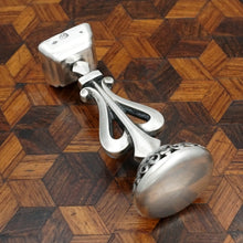 Load image into Gallery viewer, Antique French Silver Wax Seal Desk Stamp Charles Murat Fleur De Lys