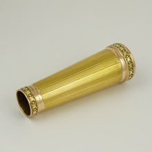 Load image into Gallery viewer, Antique French Sterling Silver Gilt Vermeil Belle Epoque Parasol Umbrella Handle, Dress Cane Handle