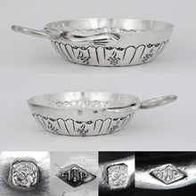Load image into Gallery viewer, Antique French Sterling Silver Tastevin Wine Taster Sommelier Cup, Marc Parrod