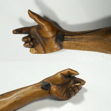 Load image into Gallery viewer, Large 24" Jesus Christ Corpus Hand Carved Wood Antique Religious Altar Statue