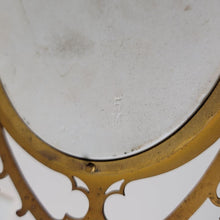 Load image into Gallery viewer, Antique Gilt Bronze Triptych Frame Hand Painted Porcelain Plaque Jesus Christ Crown Thorns Religious Painting