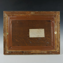 Load image into Gallery viewer, Henri de Beul (1845-1900) Antique Belgian Oil Painting Farm Scene, Sheep Flock, Shepherd & Dog Pastoral Landscape