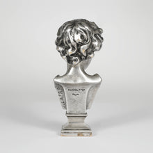 Load image into Gallery viewer, Antique French Wax Seal Bronze Figural Desk Stamp Jules Isidore LAFRANCE, Susse Freres Paris, Bust of Saint Jean Baptist