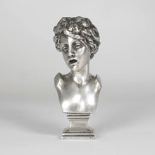 Load image into Gallery viewer, Antique French Wax Seal Bronze Figural Desk Stamp Jules Isidore LAFRANCE, Susse Freres Paris, Bust of Saint Jean Baptist