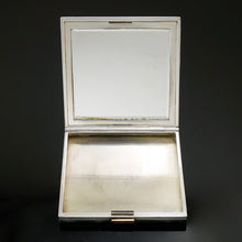 Load image into Gallery viewer, SOUBRENIE & BOIS Vintage French Ruby 18K Gold Silver Compact Case