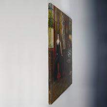 Load image into Gallery viewer, Art Deco Portrait of a Lady, Interior Genre Scene, Oil Painting, 1920s Great Gatsby Style Flapper Dress