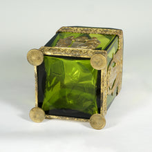 Load image into Gallery viewer, Antique French Baccarat Crystal & Empire Gilt Bronze Oil Lamp