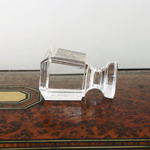 Load image into Gallery viewer, Antique Victorian Wax Seal Desk Stamp Rock Crystal Quartz Stone Faceted Cut