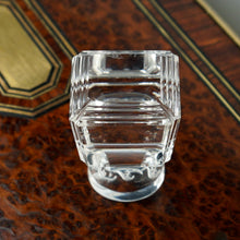 Load image into Gallery viewer, Antique Victorian Wax Seal Desk Stamp Rock Crystal Quartz Stone Faceted Cut