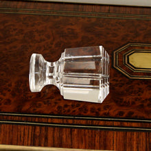 Load image into Gallery viewer, Antique Victorian Wax Seal Desk Stamp Rock Crystal Quartz Stone Faceted Cut