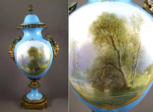 Load image into Gallery viewer, Antique 19th Century French Sevres Porcelain & Ormolu Lidded Urn