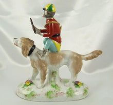 Load image into Gallery viewer, Rare French Porcelain Monkey Band Riding a Dog Figurine