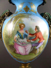 Load image into Gallery viewer, Antique 19th Century French Sevres Porcelain & Ormolu Lidded Urn